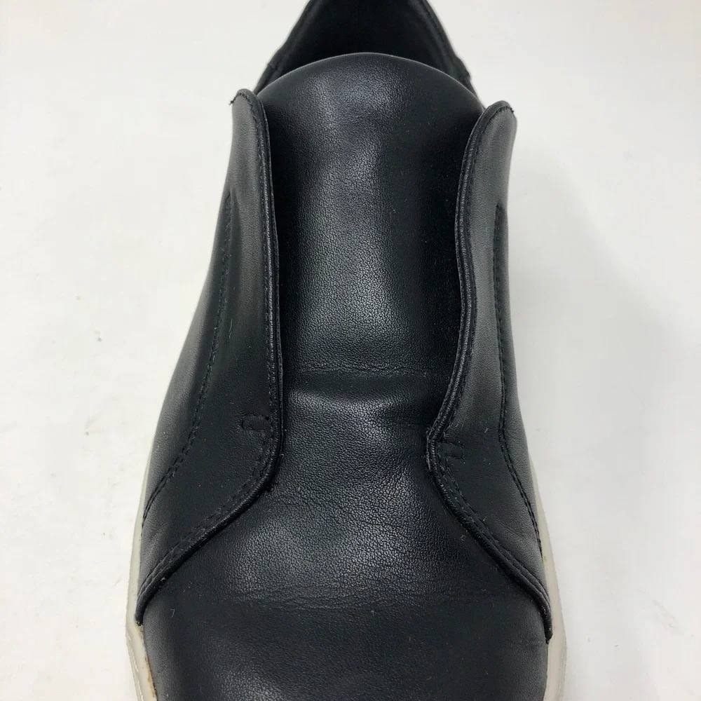 J Slides Noel Platform Sneakers Womens 10 Regular Black Leather Comfort